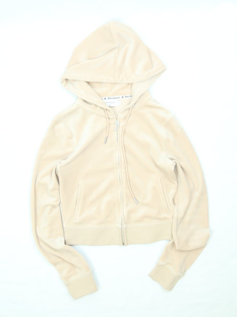 Womens Juicy Couture OG Bling Velour Hoodie.